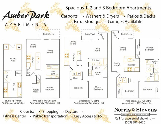 ALL Floor Plans - Amber Park