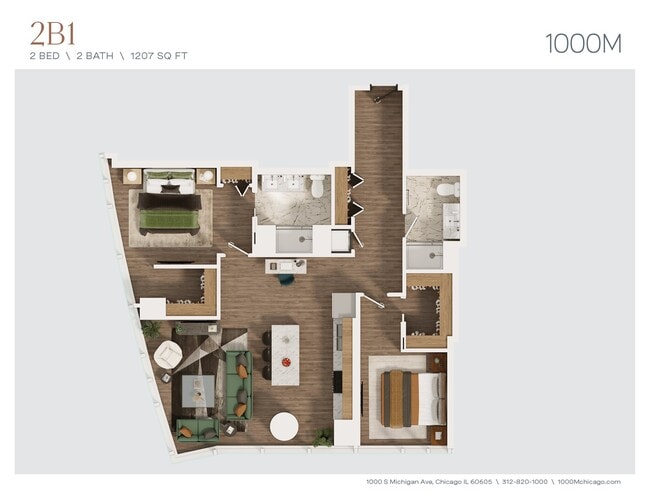 Floorplan - 1000M