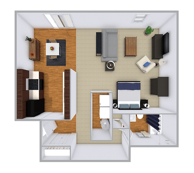 Floorplan - Hamilton Square Apartments