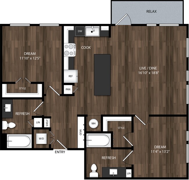 Floorplan - Encore SoFlo