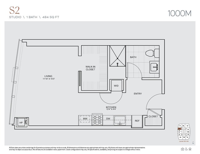 Floorplan - 1000M