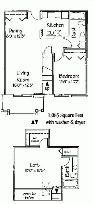 2BR/2BA - Gateway Terrace Apartments