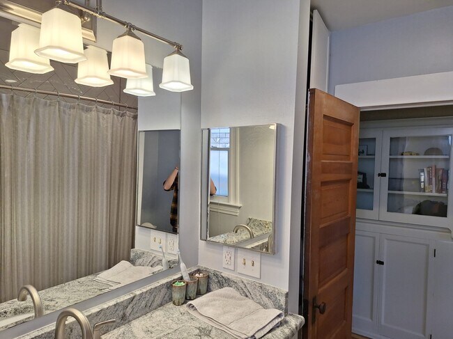Bathroom looking out to hallway - 293 South Lafayette Street