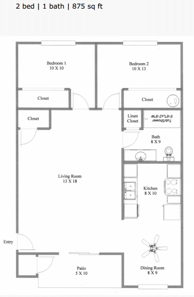 2BR/1BA - Westbrook Village