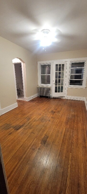 Living Room w/enclosed porch - 155 Akron St