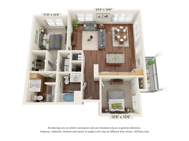 Floorplan - Ashlynn Ridge 55+ Apartments