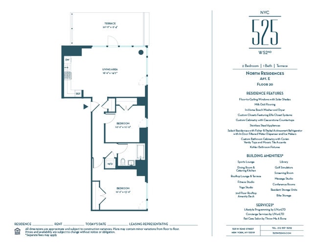 Floorplan - 525 West 52nd