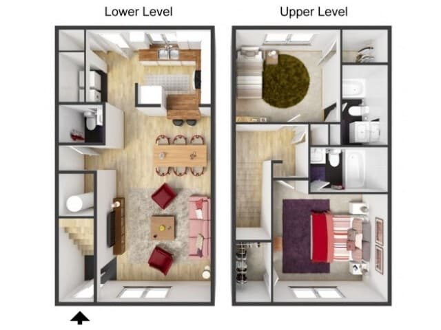 2/2.5 Floor Plan - Redwine Creek
