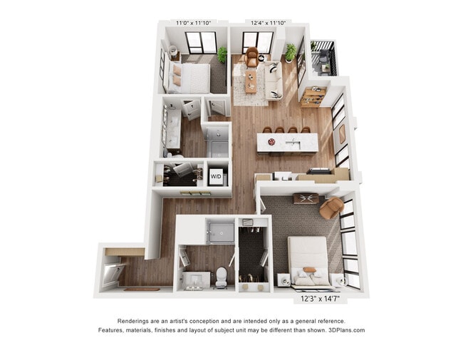 Floorplan - 2800 Taylor