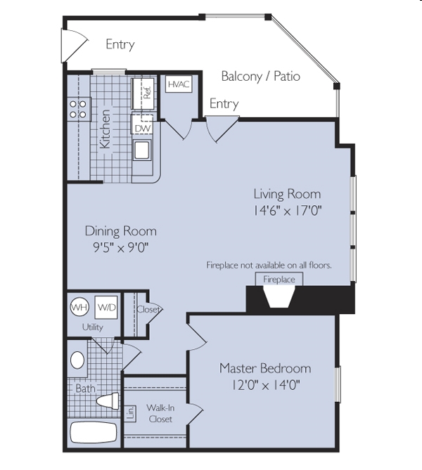 1BR/1BA - The Four Winds at Oakton