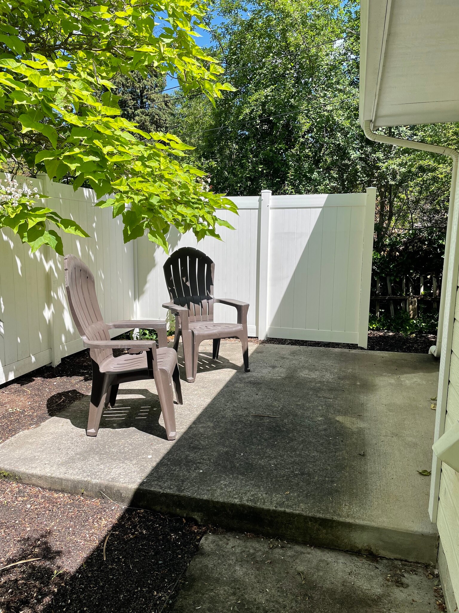 Private Patio Off of Bedroom - 207 Willamette Ave