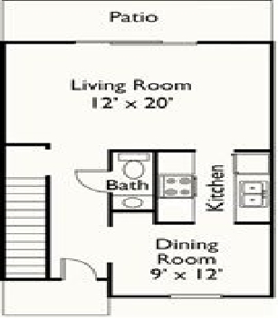 2BR/1BA - Ridgewood Vista