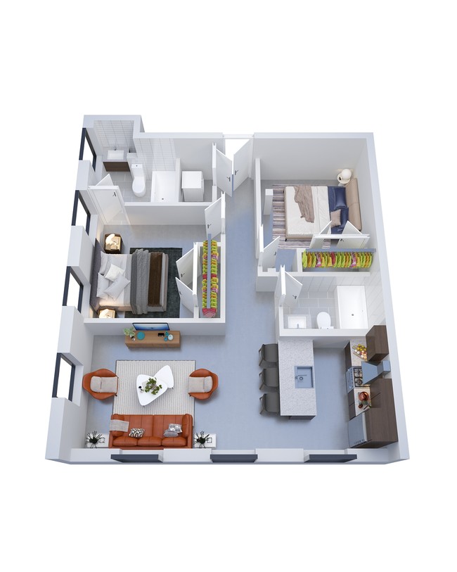 Floorplan - Peanut Factory Flats