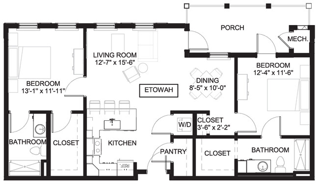 Floorplan - Holbrook Acworth - Active Senior