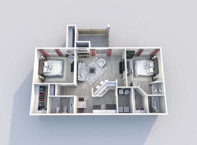 The Honeysuckle - Ashford Park Apartments & Townhomes