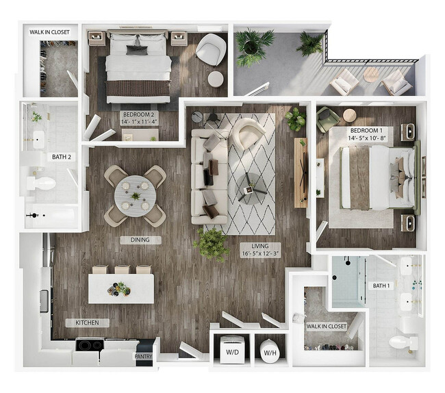 2BR/2BA - B1a - The Mercury