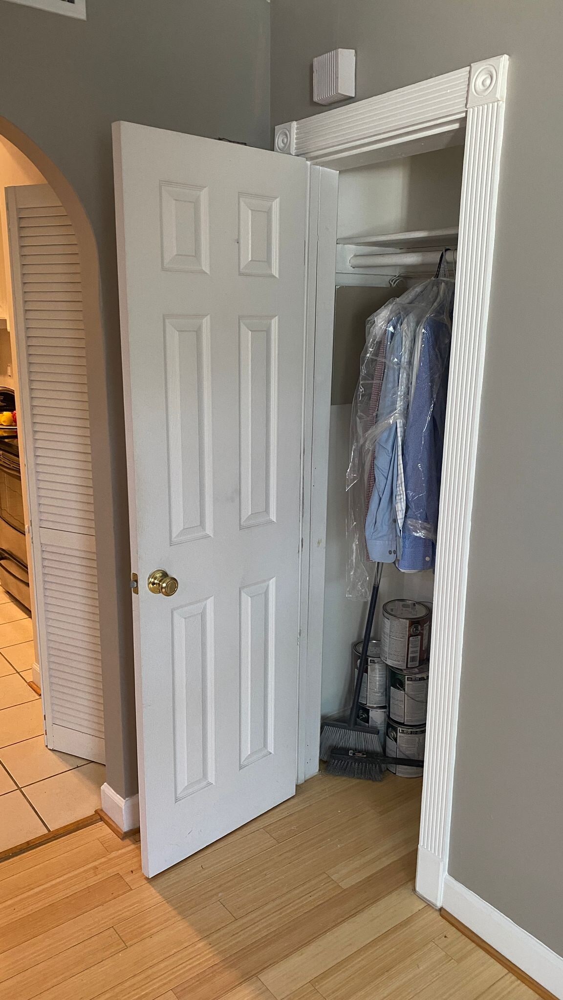 Closet in living room - 1242 Queen St, NE