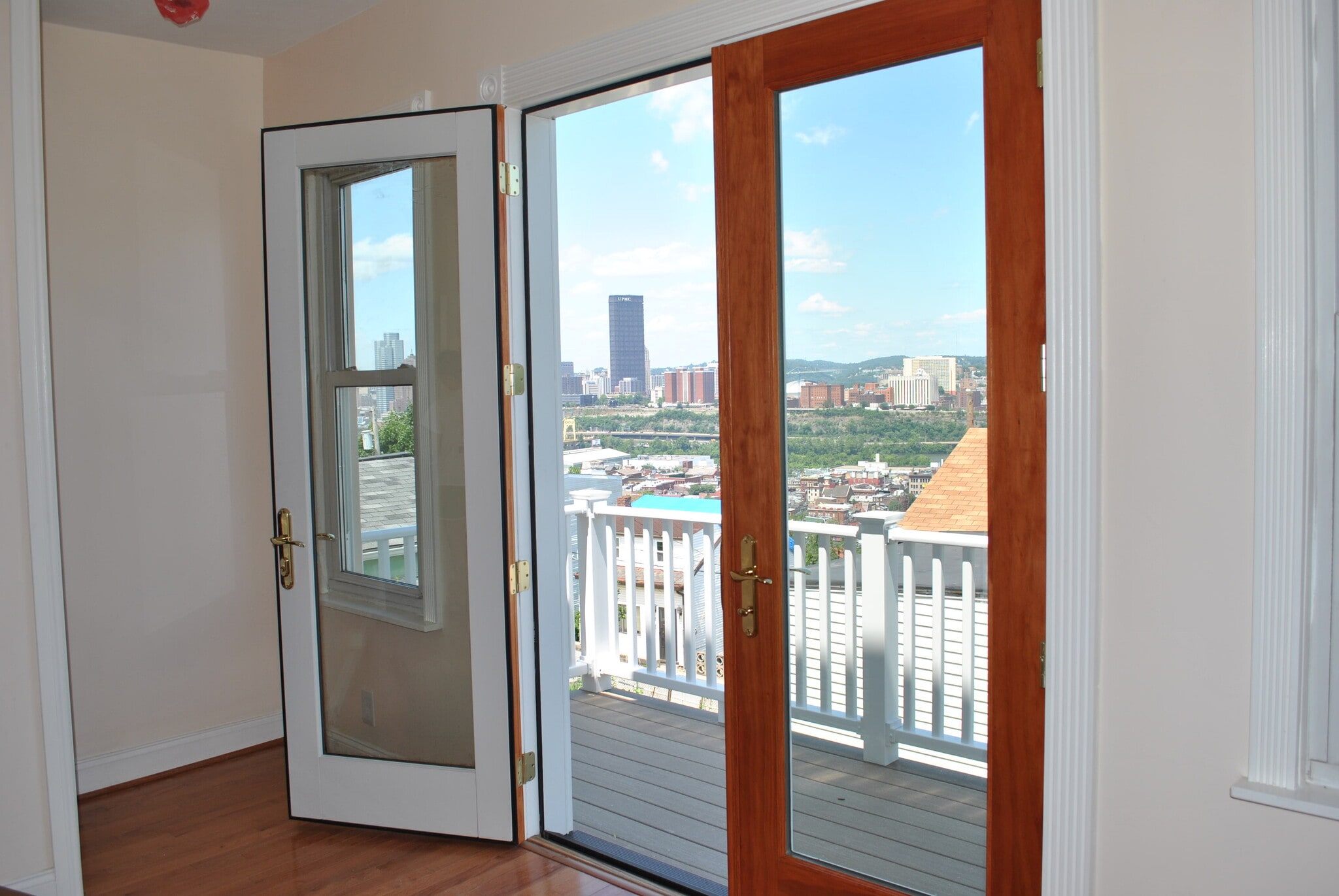 Doors from Kitchen to Upper Deck - 1927 Huron St