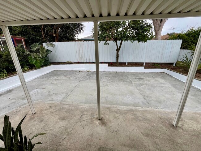 Backyard is easy maintenance. - 1070 10th St