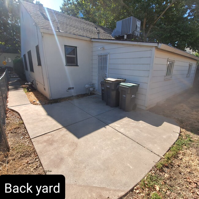 Back yard - 432 3rd St