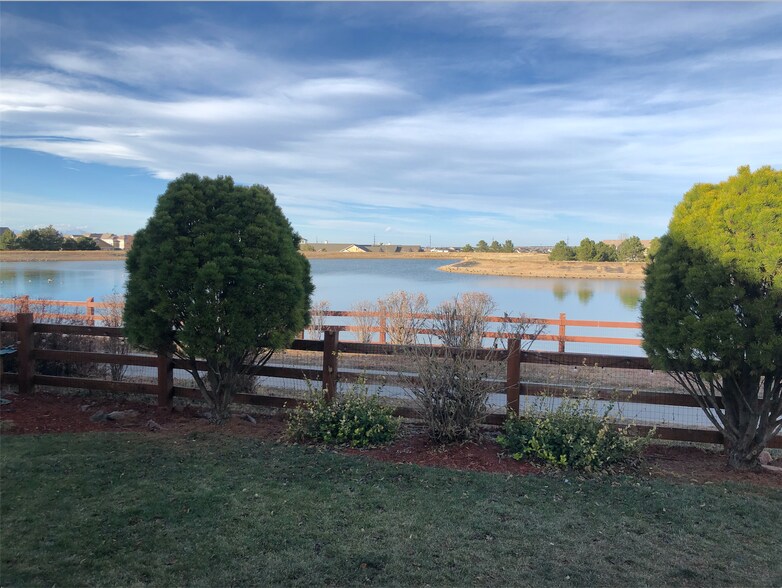 Lake View from Backyard - 15949 Longford Dr