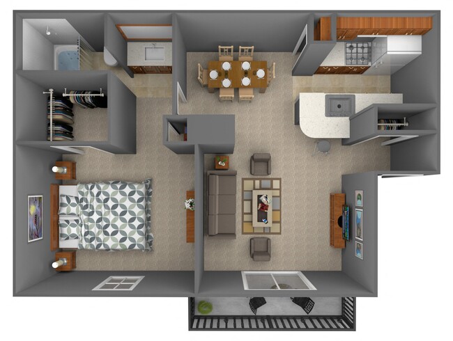 Floorplan - Lakeshire Place Apartment Homes