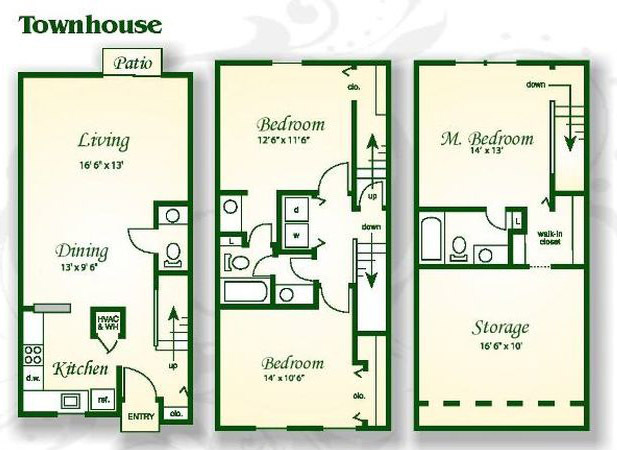 Floorplan - Beaver Creek Apartments and Townhomes