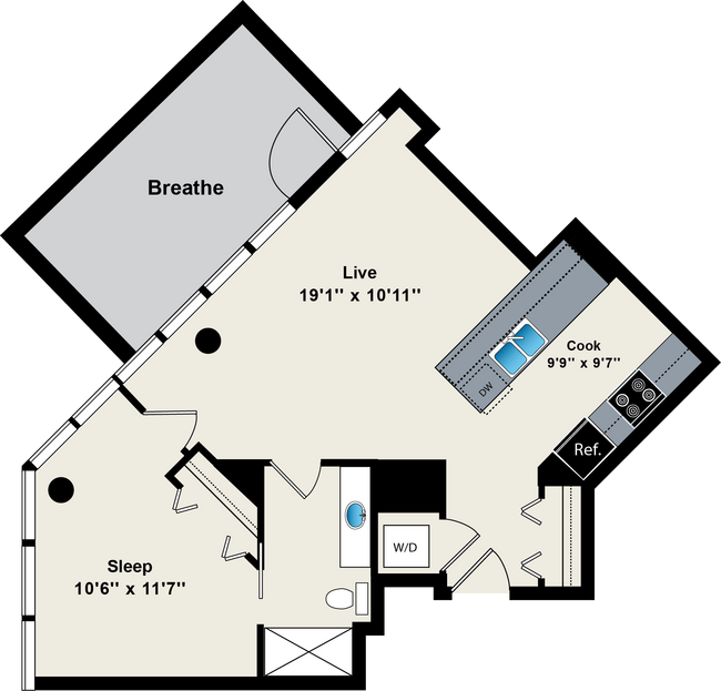 Floorplan - Reside on Green Street