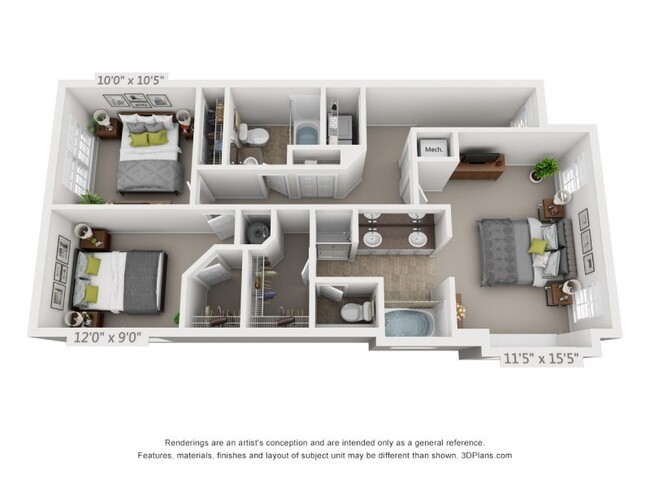 Floorplan - The Retreat at Fox Hollow