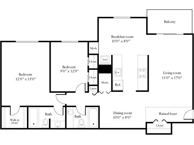 Floorplan - eaves Tysons Corner