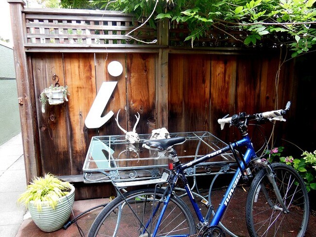 Bike stored in patio - 1738 Martin Luther King Jr Way