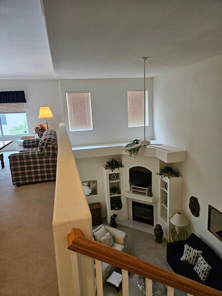 Loft area overlooking living room - 5252 Sunny Beach Ln