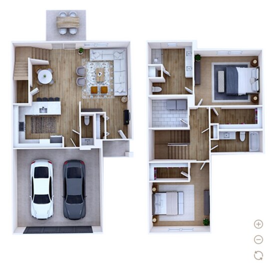 Campania End Floorplan - Deercrest of Antioch