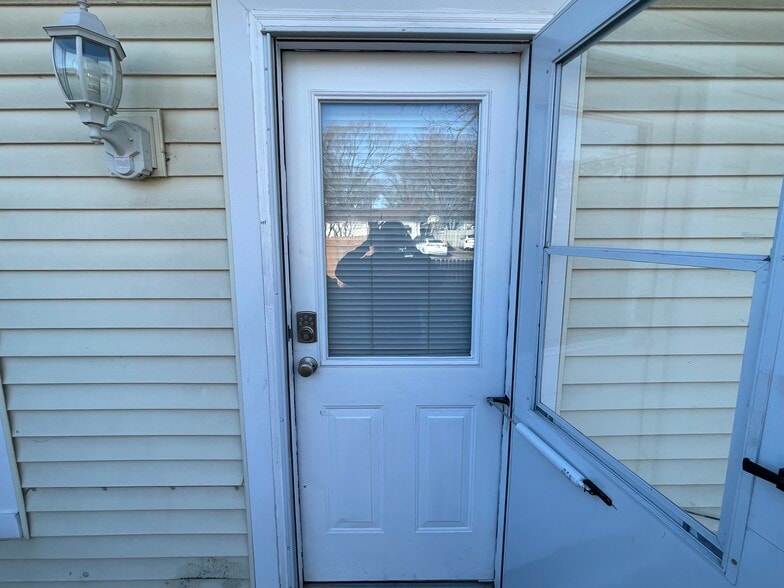 Back Door with Passcode Entry - 631 S 16th St