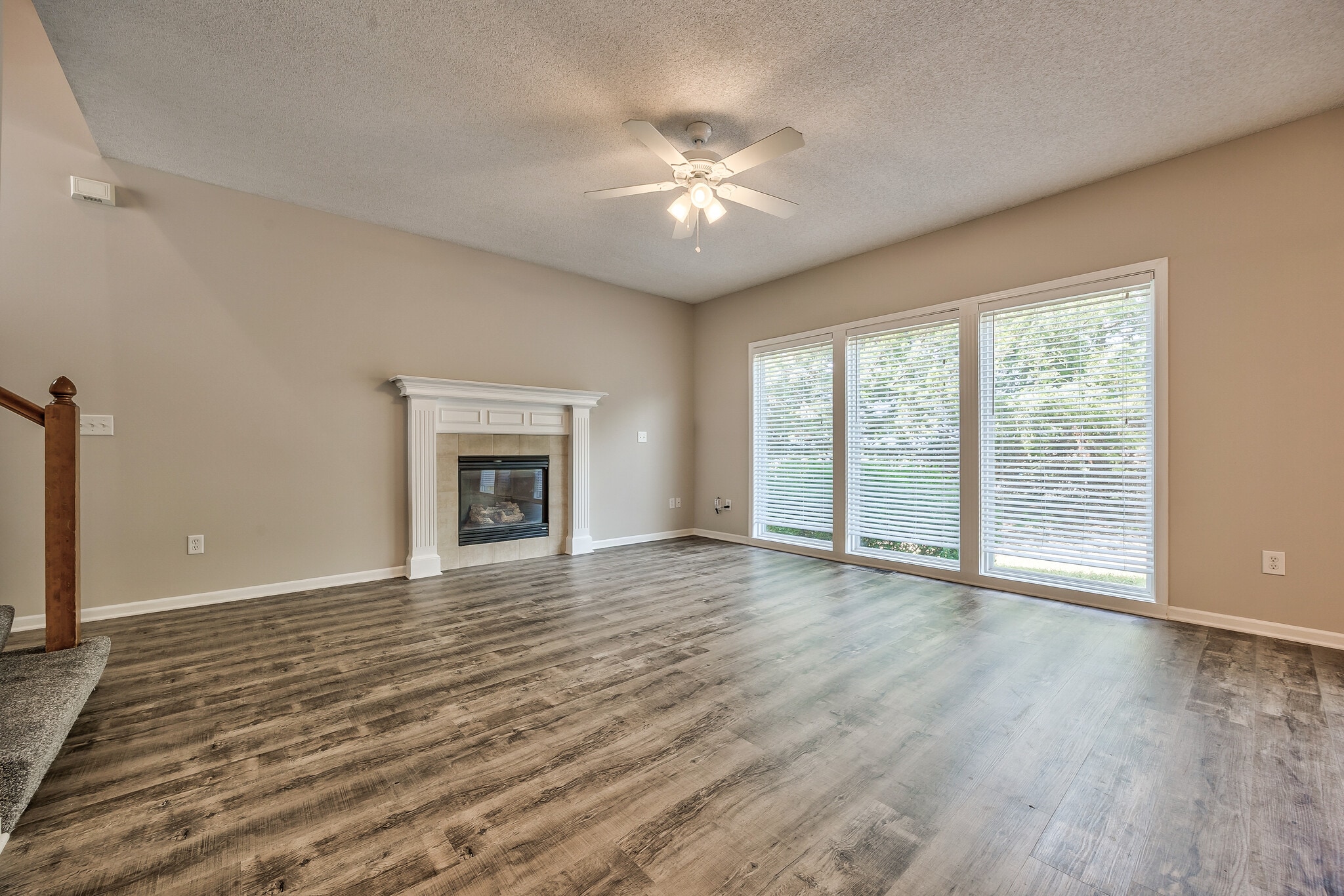 Living room with great light - 22810 West 71st Terrace