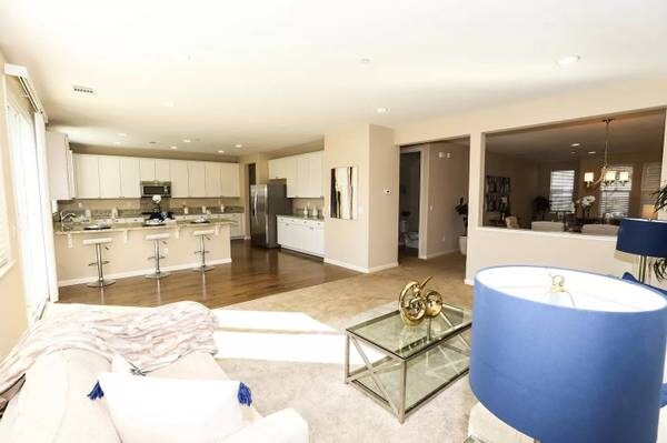 Living Room, Kitchen - 19501 Caraway Plz