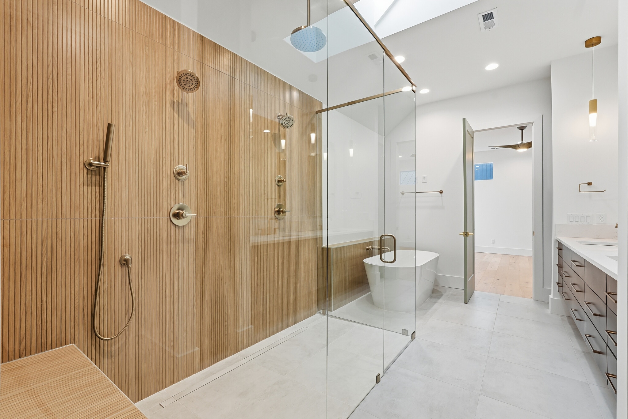 Modern bathroom featuring clean finishes, sleek fixtures, and a bright, refreshed feel - 3718 West End Ave