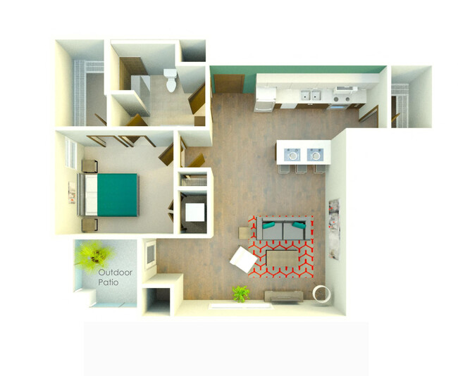 Floorplan - Uptown Apartments