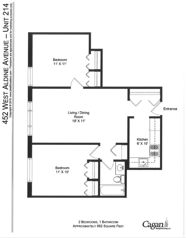 Floorplan - 452 W. Aldine