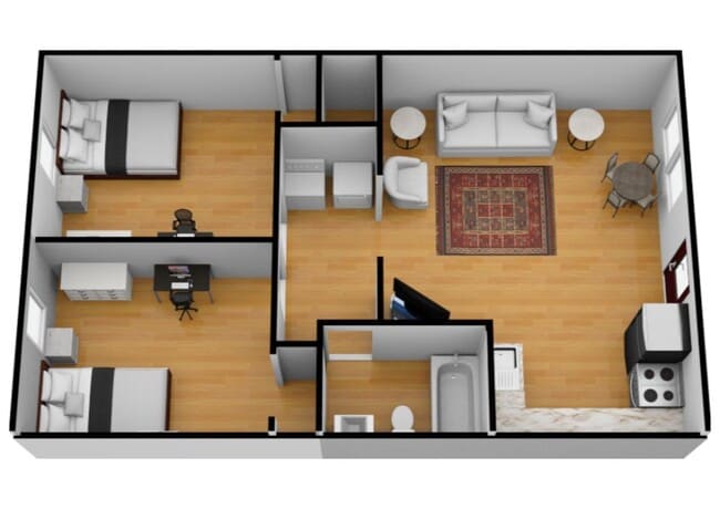 Floorplan - RentFrostburg Apartments - 201 University Dr
