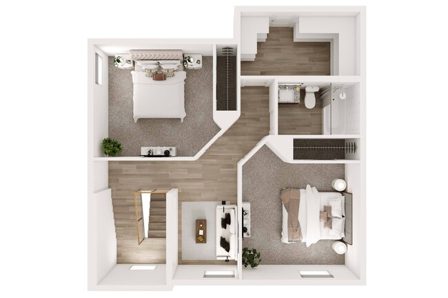 Floorplan - Townes on Tenth Townhomes