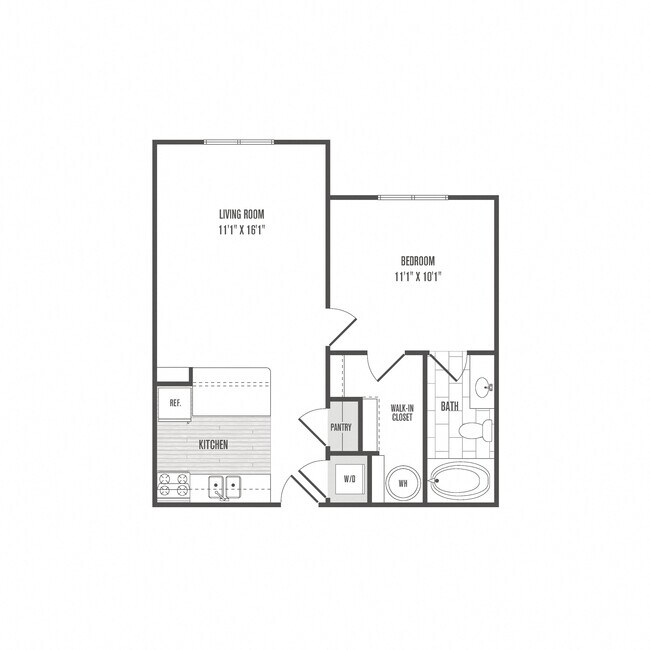 Floorplan - Casa de Sierra Senior Apartments
