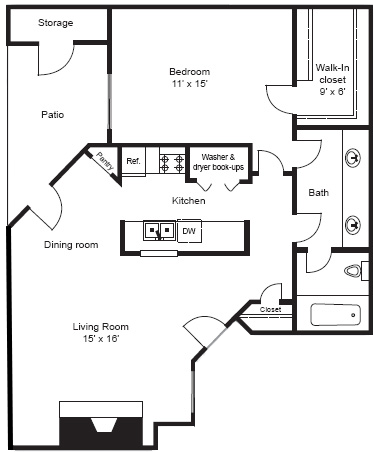Floorplan - Summerstone Apartments