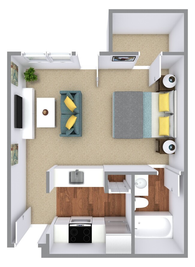 Floorplan - Bayview Apartment Homes