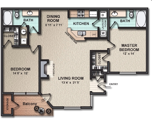 The Aspen - The Arbors at Breckinridge Apartment Homes