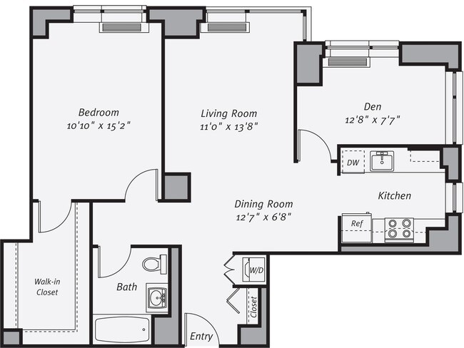 Floorplan - Avalon Riverview South Tower