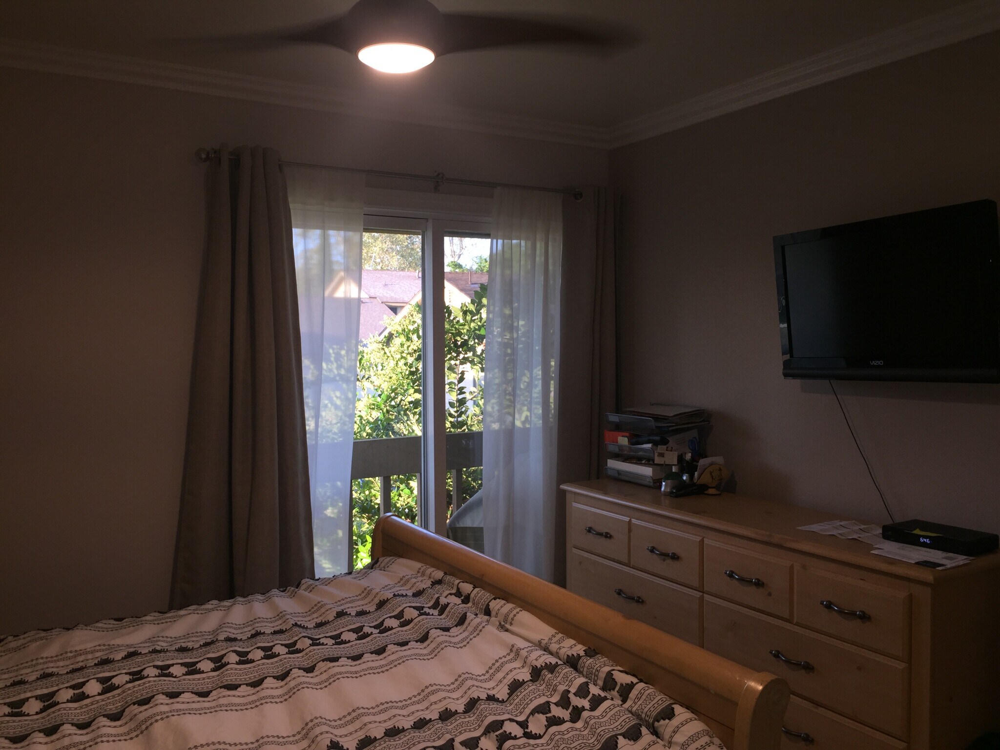 Master Bed Room with Balcony - 1304 S Diamond Bar Blvd