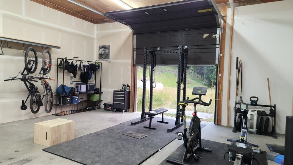 Home gym in the shop - 6710 Farm To Market Rd