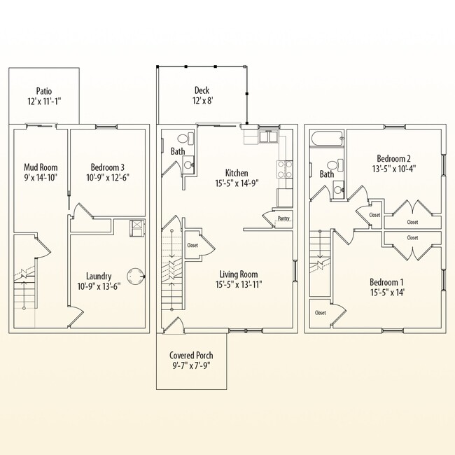 Floorplan - Towns on Evelyn