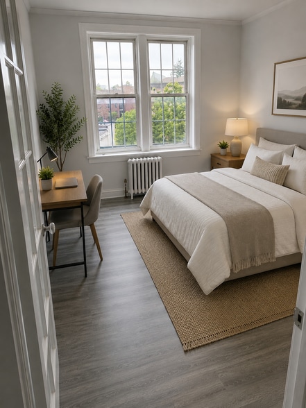 Bedroom Virtually Staged - 351 Greenwich Ave